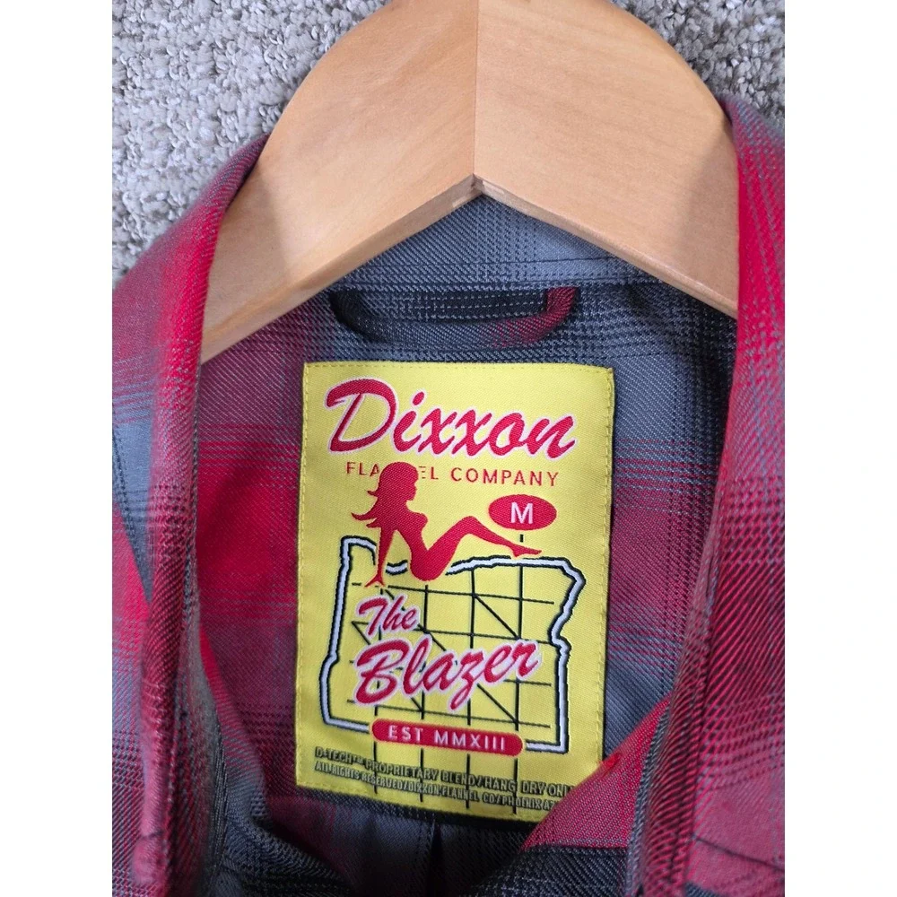 Dixxon Flannel Co The Blazer Pearl Snap‎ Plaid Button Up Shirt Womens Medium NWT